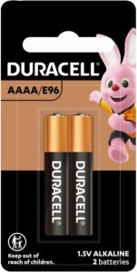 Duracell Pack de 2 Piles Ultra AAAA – 1,5 V – alcaline AAAA