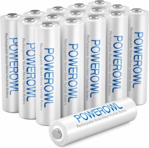 Piles AAA Rechargeables, Lot de 16 piles rechargeables pas cher
