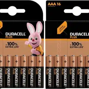 Pack 32 Piles AAA Duracell Plus Alcaline