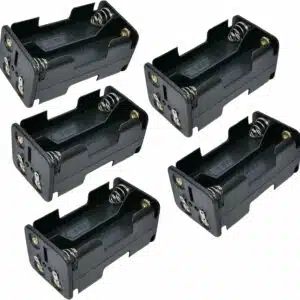 Lot de 5 Boîtiers Porte-Piles Chargeur Support pour 4 Piles AA 1.5 V