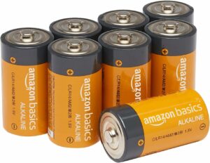 Amazon Basics Pack de 8 unités piles alkaline AA C-Cell multiusage hautes performances, durée de vie de 5 ans