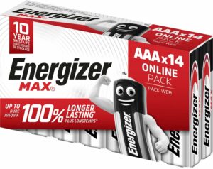 Energizer Piles alcalines AAA Energizer Max, Paquet de 14