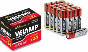 Lot de 24 Piles alcalines Mini STILO LR03 AAA 1,5V