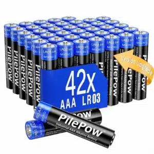 Piles AAA pas cher, Lot de 42, LR03 1.5V