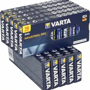 100 Piles Varta - Pack de 100 piles AAA LR03 1,5 V Alcaline (10 x 10)