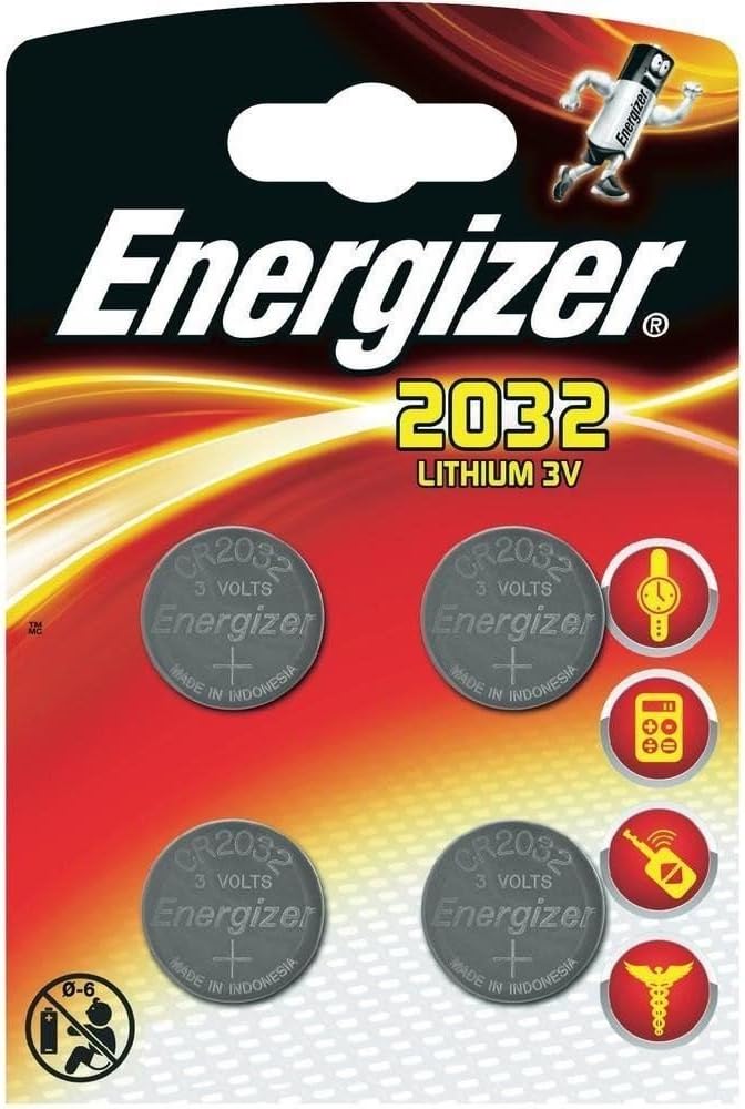 ENERGIZER Blister de 4 Piles Lithium CR 2032