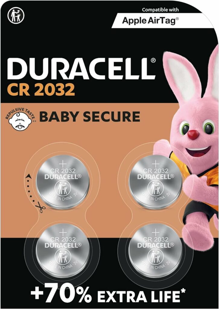 DURACELL CR2032 Piles Boutons au lithium 3V