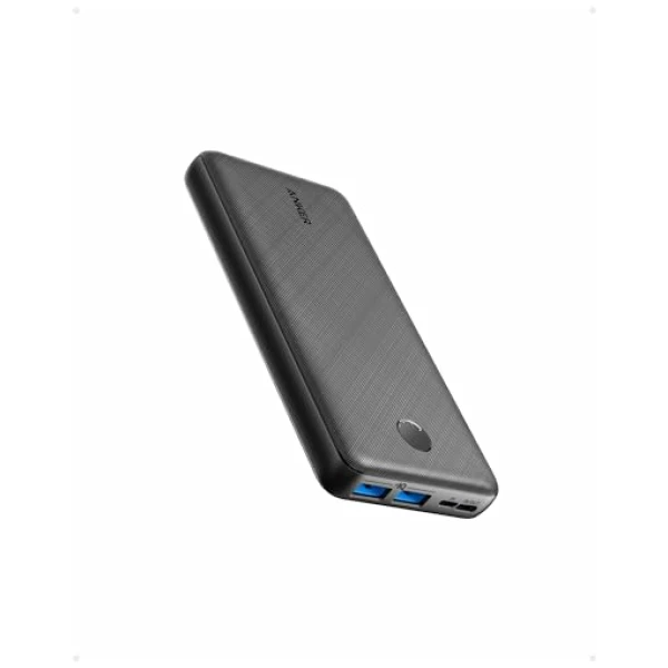 Anker Batterie Externe (PowerCore Essential 20K), 325 Power Bank 20 000 mAh avec Technologie PowerIQ, Batterie Portable USB C Charge Rapide Power Bank, pour iPhone 15, Galaxy S23, AirPods, et Plus