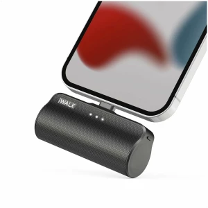 iWALK Mini Batterie Externe 3350mAh, Ultra-Compact Power Bank Petit Batterie Portable Compatible pour iPhone 14/14 Pro/13/13 Pro/13 Mini/12/12 Pro/12 Mini/11/11 Pro/SE/XS/XR/X/8/7/6s