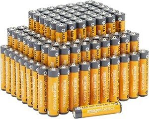 Lot de 100 piles alcalines AAA haute performance, 1,5 V, 10 ans