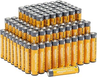 Lot de 100 piles alcalines AAA haute performance, 1,5 V, 10 ans