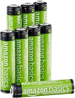Lot de 8 piles rechargeables AAA NiMH 800 mAh