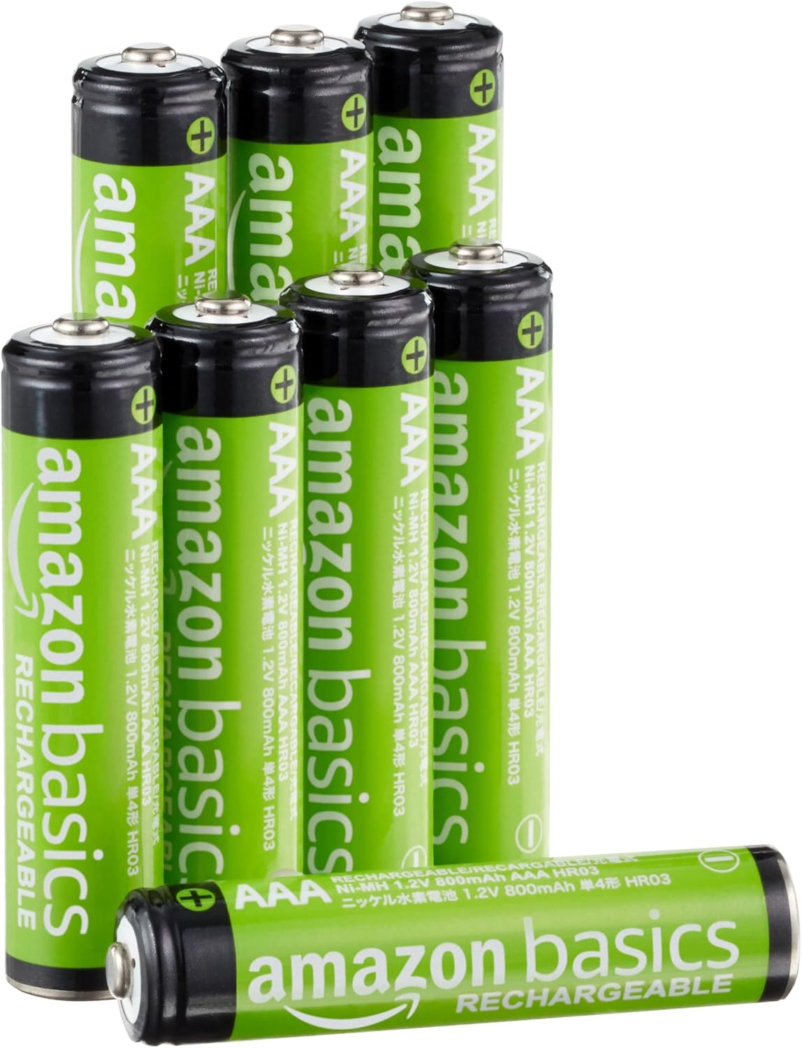Lot de 8 piles rechargeables AAA NiMH 800 mAh - vue 2