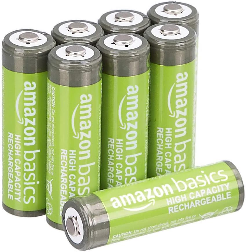 Lot de 8 piles rechargeables AA NiMH 2400 mAh haute capacité - vue 2