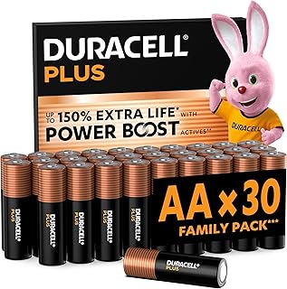 DURACELL Plus Piles AA Lot de 30, alcalines 1,5 V avec Power Boost