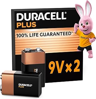 Duracell Plus Piles 9V lot de 2 alcalines emballage sans plastique