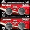 Piles boutons AG13 LR44 LR1154 357 sans mercure, lot de 10