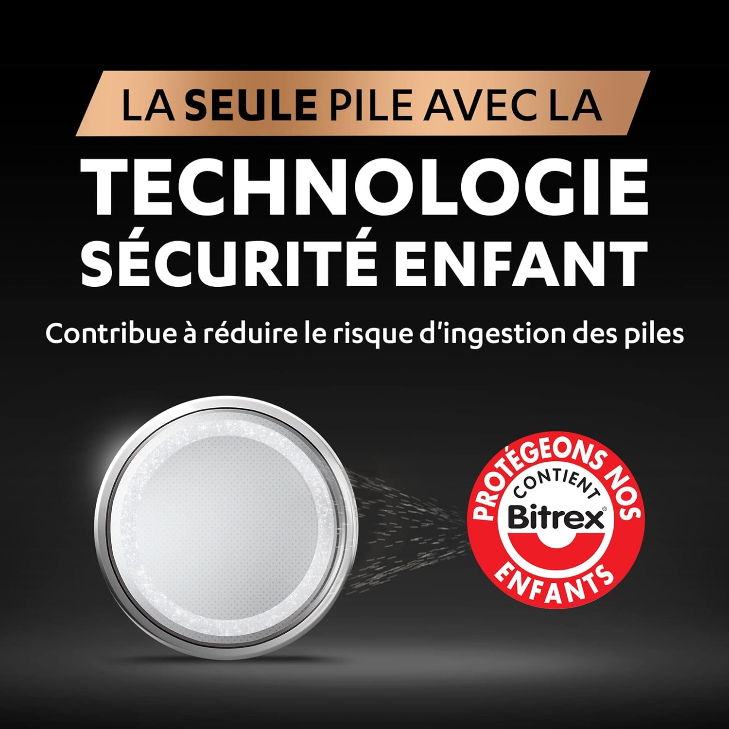 Piles boutons lithium DURACELL 2025 3V lot de 4 avec sécurité enfant - vue 4