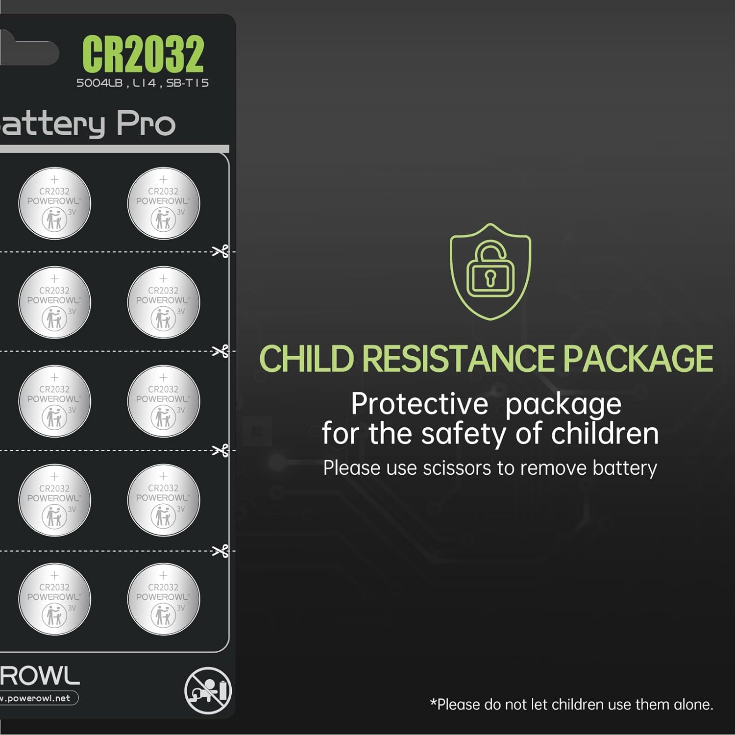Lot de 20 piles bouton CR2032 au lithium 3V - vue 3