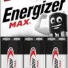 Energizer Max Piles 9V Lot de 3 longue durée pour détecteurs