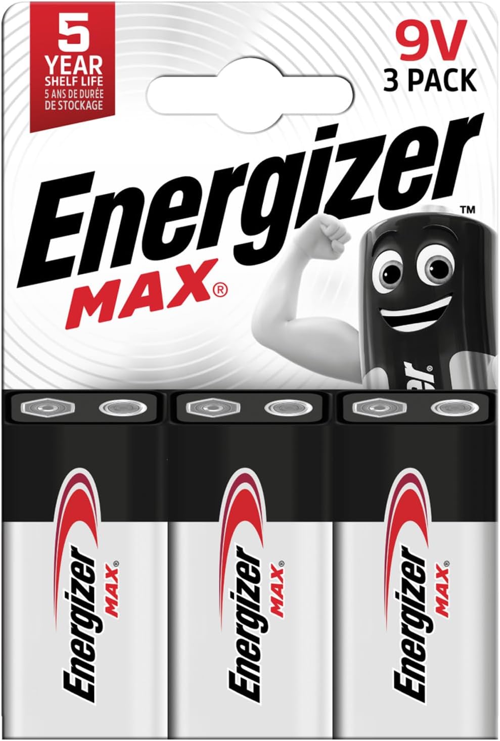 Energizer Max Piles 9V Lot de 3 longue durée pour détecteurs - vue 2