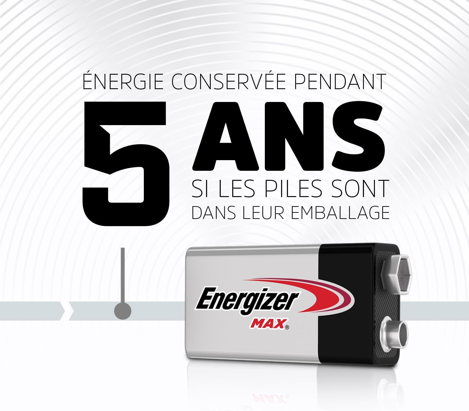 Energizer Max Piles 9V Lot de 3 longue durée pour détecteurs - vue 6