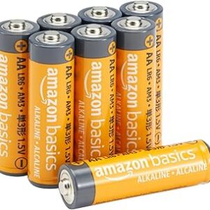 Lot de 8 piles alcalines AA haute performance 1,5 V Amazon Basics