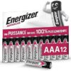 Piles AAA Energizer Advanced Lot de 12, haute performance 1,5 V