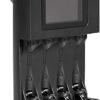 Chargeur intelligent Amazon Basics pour 4 piles AA et AAA, noir
