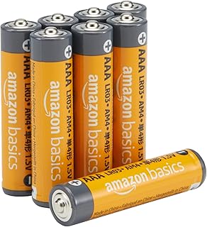 Lot de 8 piles alcalines AAA haute performance 1,5 V