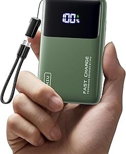 INIU batterie externe 10000mAh 45W PD3.0 QC4.0 charge rapide