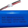 Batterie rechargeable 7.4V 2600mAh Li-Ion 18650 2S1P avec fiche XH2.54