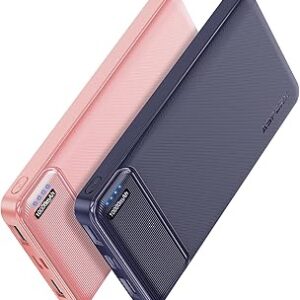 Lot de 2 batteries externes 10000mAh avec USB C