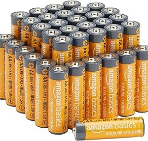 Lot de 36 piles alcalines AA haute performance 1,5 V
