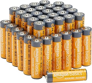 Lot de 36 piles alcalines AA haute performance 1,5 V