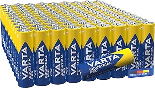 VARTA Piles AA Industrial Pro, lot de 100, alcalines 1,5V