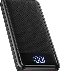 Batterie externe 13800mAh 22.5W avec charge rapide USB C et écran LCD