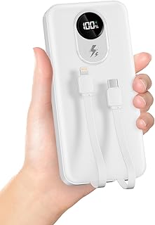Batterie externe 30000mAh PD 22.5W avec câble intégré