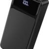 Batterie externe 50 000 mAh 22,5W charge rapide USB-C avec écran LED