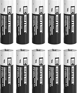 Pile lithium AA 3,6V ER14505 2700mAh non rechargeable pour compteurs eau gaz