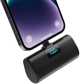 Mini batterie externe 5200 mAh 20W PD avec affichage LCD