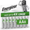 Energizer Recharge Power Plus piles AA 2000 mAh, lot de 8 pré-chargées