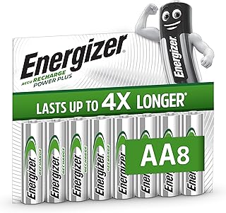 Energizer Recharge Power Plus piles AA 2000 mAh, lot de 8 pré-chargées