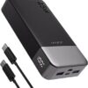 Batterie externe 45W 20000mAh power bank charge rapide PD 3.0 USB-C