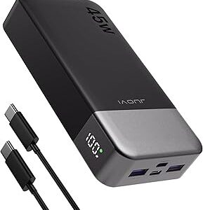 Batterie externe 45W 20000mAh power bank charge rapide PD 3.0 USB-C