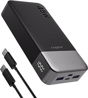 Batterie externe 45W 20000mAh power bank charge rapide PD 3.0 USB-C