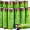 Lot de 16 piles rechargeables AA NiMH 2400 mAh haute capacité