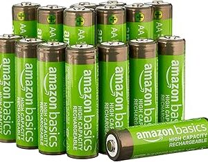 Lot de 16 piles rechargeables AA NiMH 2400 mAh haute capacité