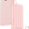 Batterie externe 20000mAh USB-C 20W avec écran LED, rose