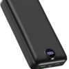 Batterie externe 50000mAh 22,5W avec câble 3 en 1 et écran LED